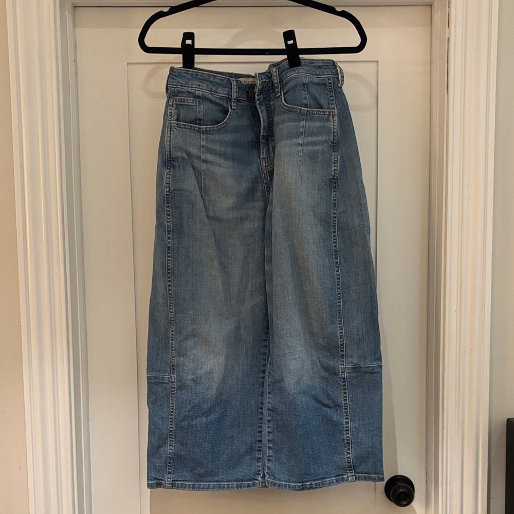 Pilcro Blue Denim Skirt